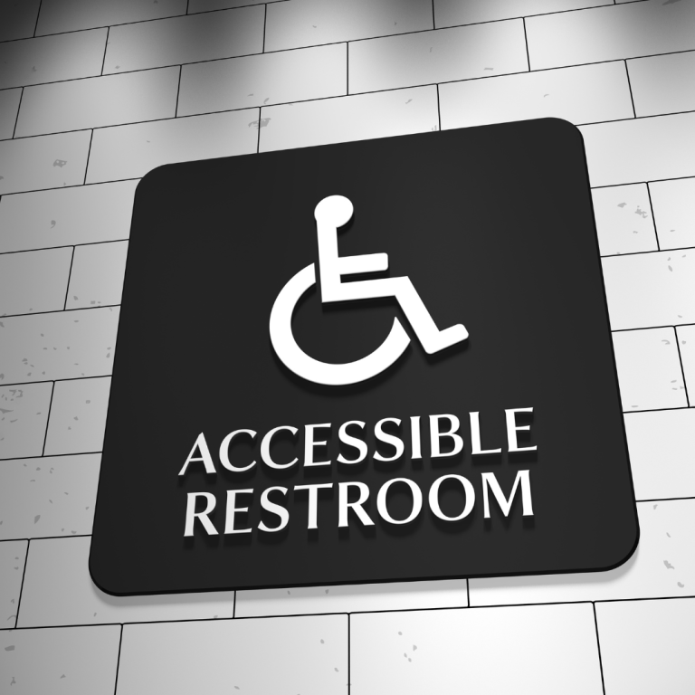 Accessible Restroom sign