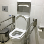 Accessible facilities showcasing an accessible restroom for people with disabilities