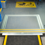 Accessible facilities showcasing ramps in public transport for people with disabilities